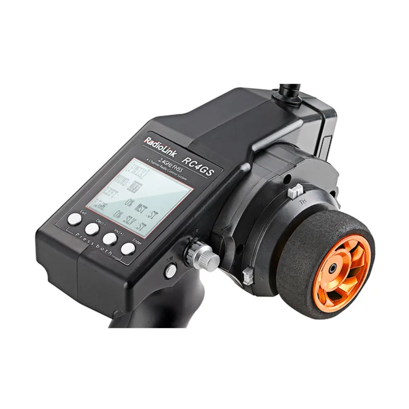 FATJAY RadioLink RC4GS 2 4G 4CH контроллер пистолета передатчик + R6FG-G Gyro внутренний приемник