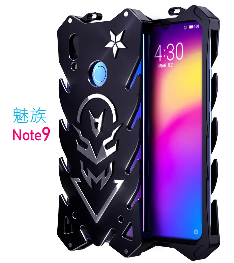 

Zimon Luxury Thor Heavy Duty Armor Metal Aluminum Phone Case For MEIZU Note 9 Note9 17 16 16S 16XS Pro Shockproof Cover Fundas