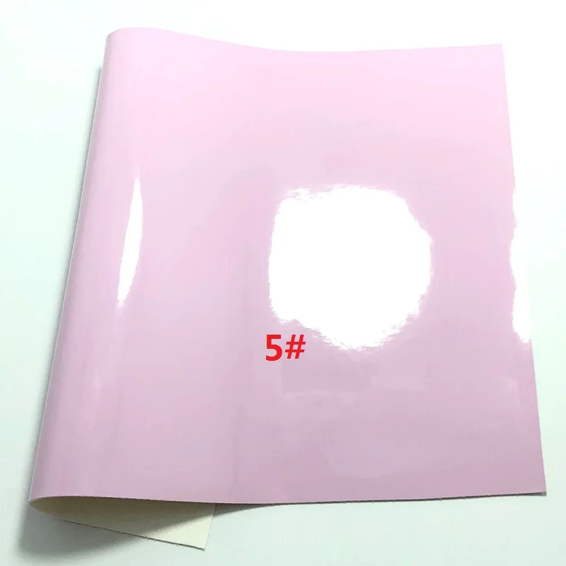 5 1 шт. A4 Размер 21X29 см от бренда Alisa, блеск Cuero Sintetico Лакированная кожа Сделай Сам DIY бигуди для волос Accessroies ремесло кожаный набор «сделай сам» для G17B - Цвет: 5