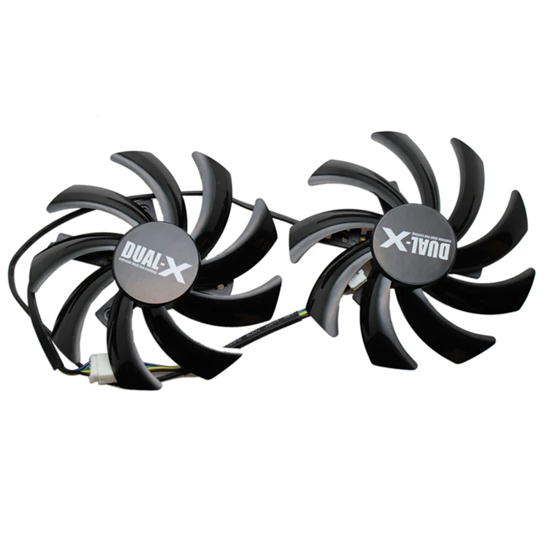 Вентилятор охлаждения графической карты CoolerAge 2 шт./компл. GTX1060/1070 GPU VGA для MAXSUN GTX1060