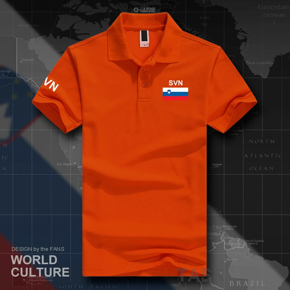 Словенская мужская рубашка-поло с коротким рукавом 2017 хлопок | Мужская одежда