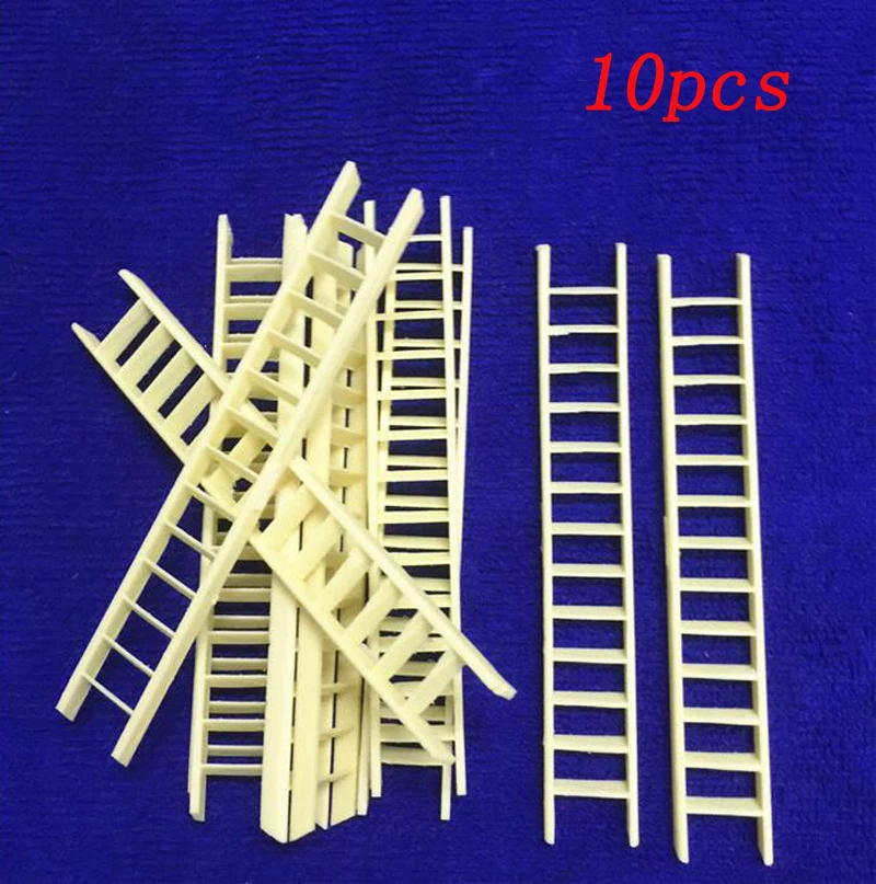 10 шт./лот Сборная модель лестницы из смолы длина микролестницы 100 мм ширина 15