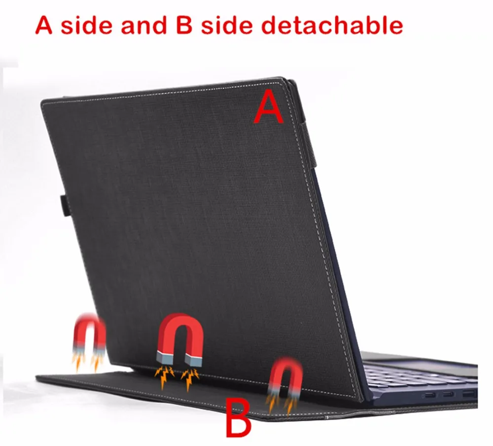 

Case For Lenovo Thinkpad X1 Yoga 14 inch 1st Gen & 2nd Gen & 3rd Gen Laptop(Not Fit 4th Gen) PU Leather Folio Stand Hard Case