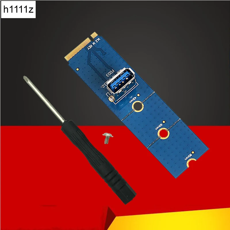 NGFF M.2 к USB 3 0 переходная карта M2 USB3.0 удлинитель PCI E 1х 16x слот конвертер для майнинга