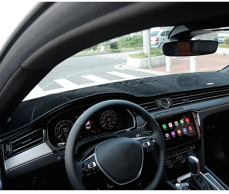 Lsrtw2017 полиэстер приборной панели автомобиля коврик для volkswagen arteon