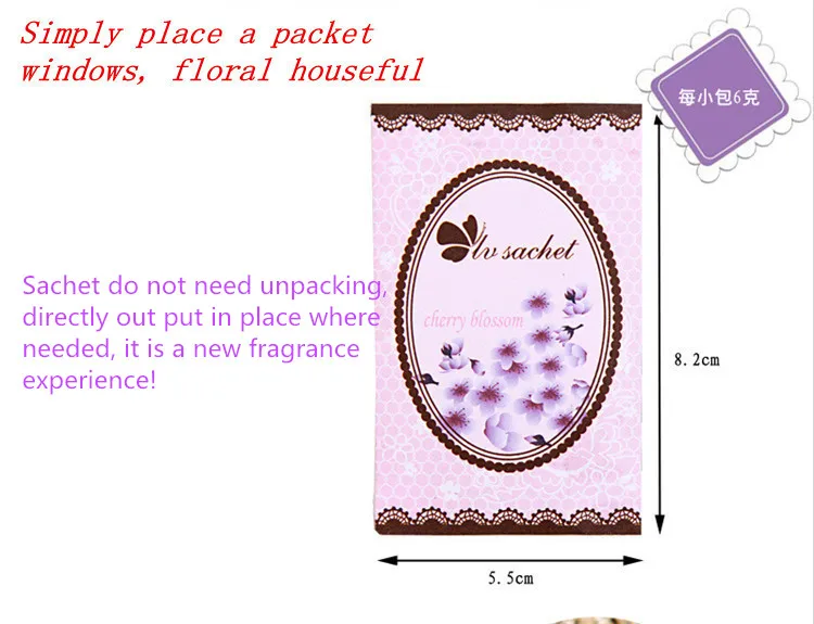 5 шт. портативные автомобильные пакеты для ароматерапии | Дом и сад
