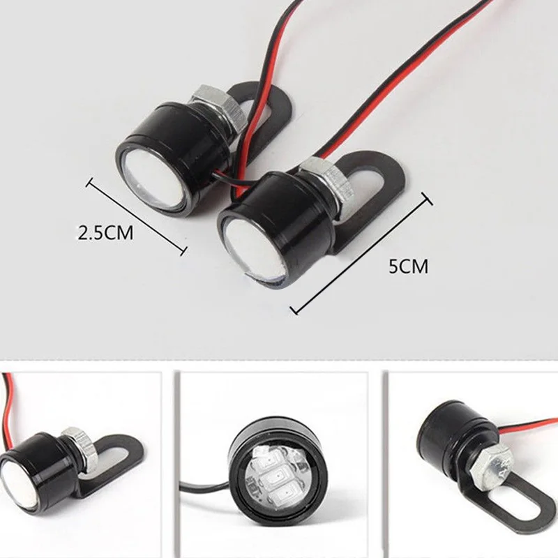 2 шт. светодиодсветильник мотоциклетные фары 12 в 120 лм 5630 3smd|Передние LED-фары для