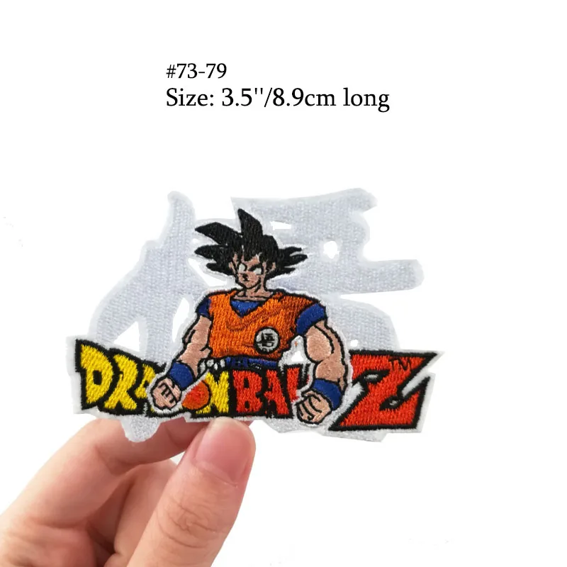 Драконий жемчуг Сон Гоку шорты Piccolo Namekian ball King Piccolo логотип нашивки для одежды одежда ТВ фильм костюм с вышивкой - Цвет: Затуплённый