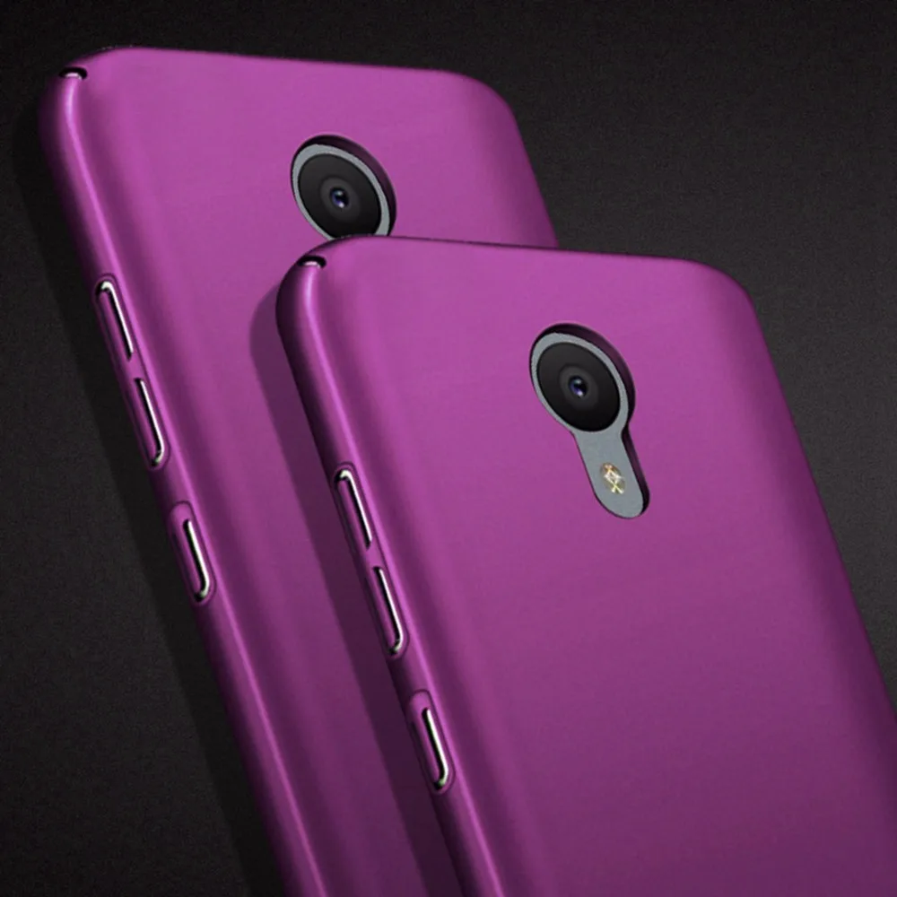 Роскошный Ультратонкий матовый чехол для телефона Meizu M5C A5 5 0 дюйма однотонный