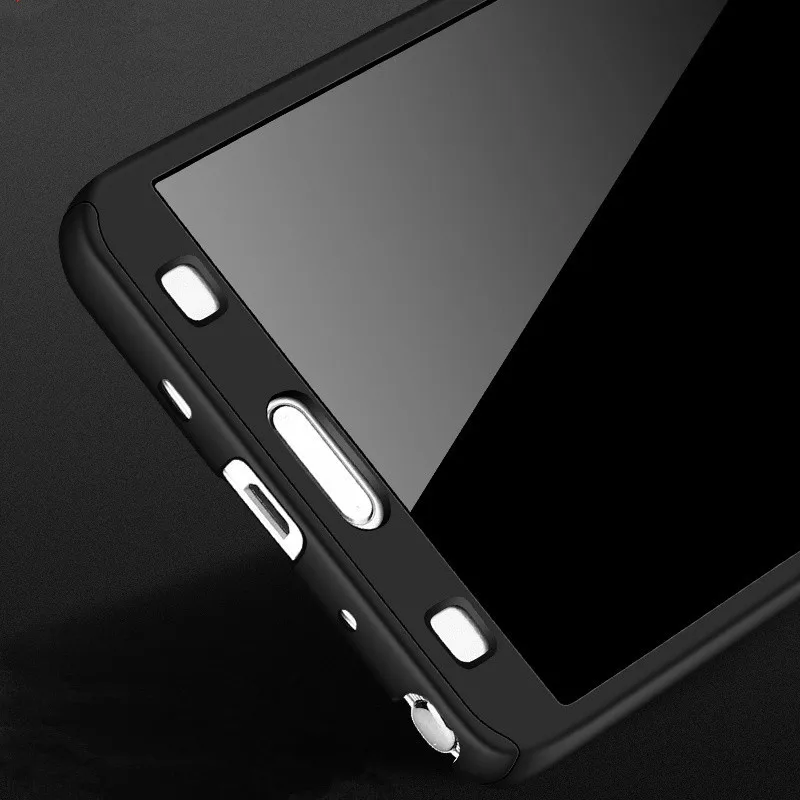 ZEALLION For Samsung Galaxy Note 4 N9100 Case New Hybrid 360 Degree Full Protective Hard PC With Tempered Glass |