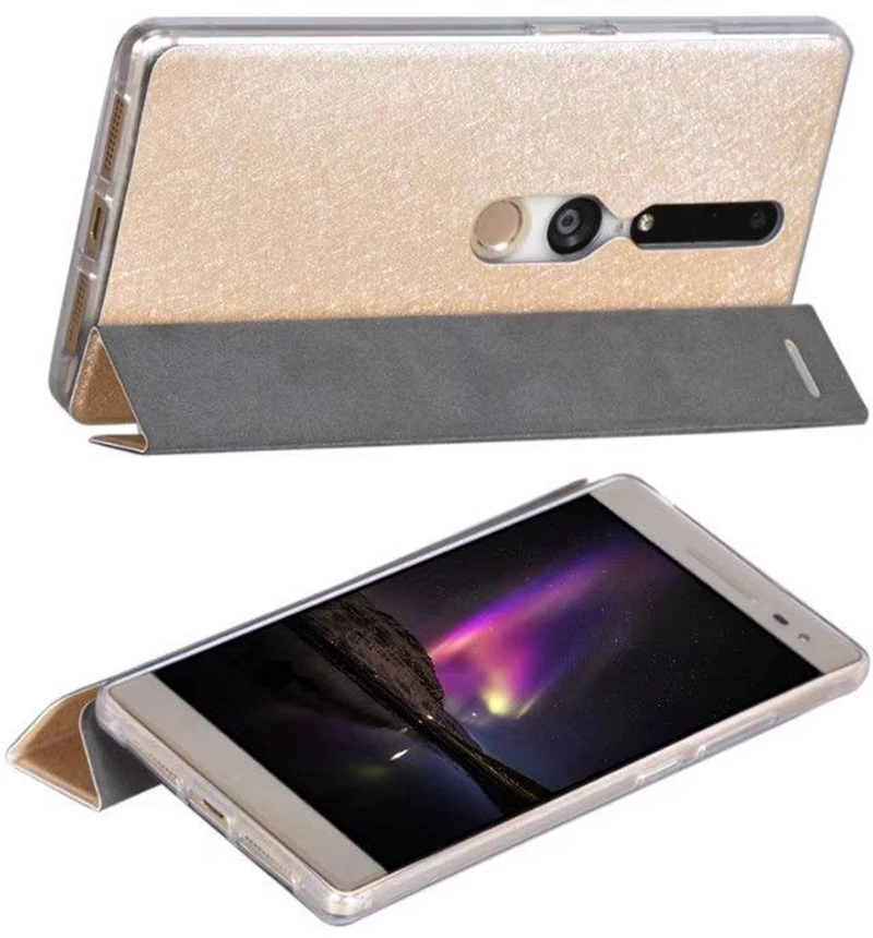 Чехол из искусственной кожи (полиуретан) с функцией подставки для телефона Lenovo PHAB