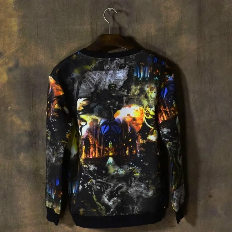 2017 осенне-зимние 3d толстовки мужской спортивный костюм Мужская брендовая одежда