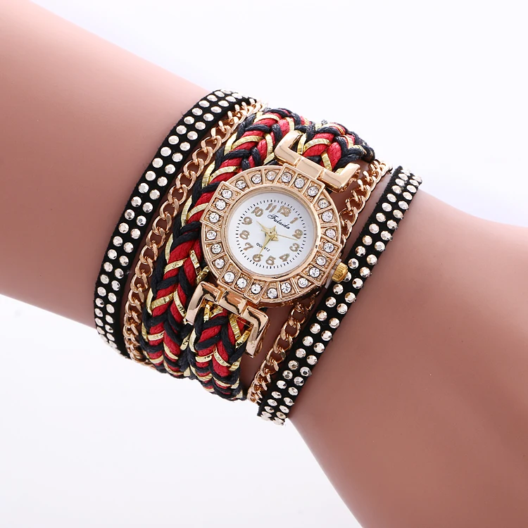 Новые часы со змеиным браслетом женские наручные нарядные для девушек плетеные