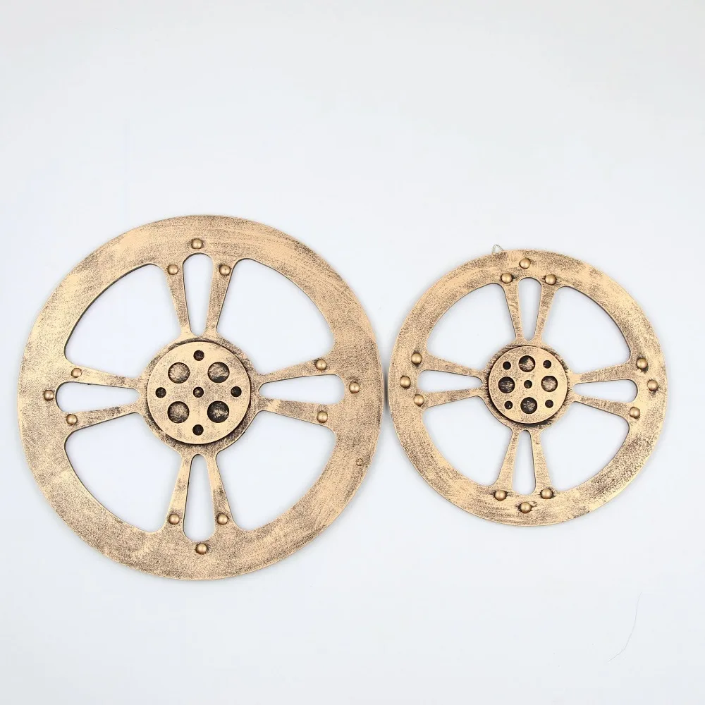 1 шт. Кованое дерево промышленный ветер стерео Шестерня домашний Ресторан Бар