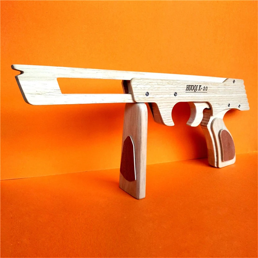 Забавные резиновые пули деревянные игрушки пистолеты из натурального дерева