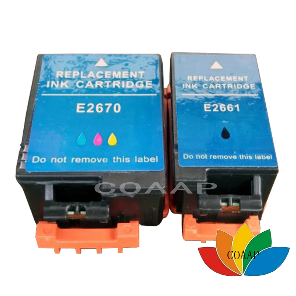 

COAAP 2pcs Compatible ink cartridge T2661 T2670 for Epson WorkForce WF-100W Printer (With chips)