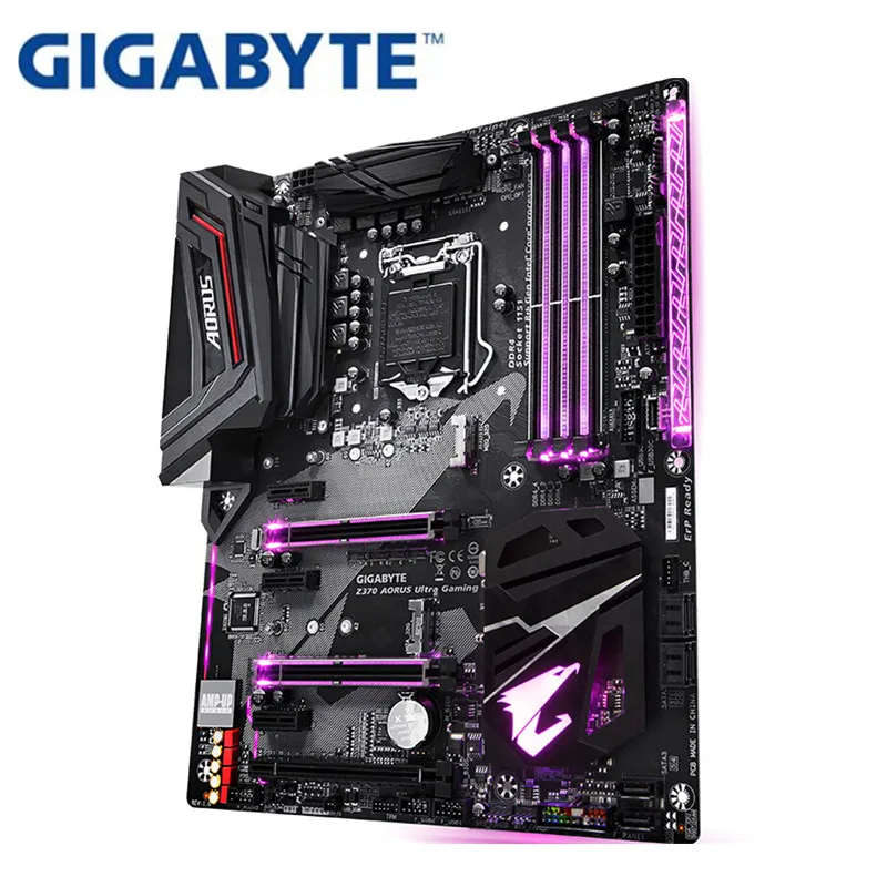Для Gigabyte GA-Z370M-GA-Z370 AORUS ULTRA GAMING оригинальная новая материнская плата Z370 Socket LGA 1151 DDR4 USB3.0 SATA3.0 DVI+ HDMI