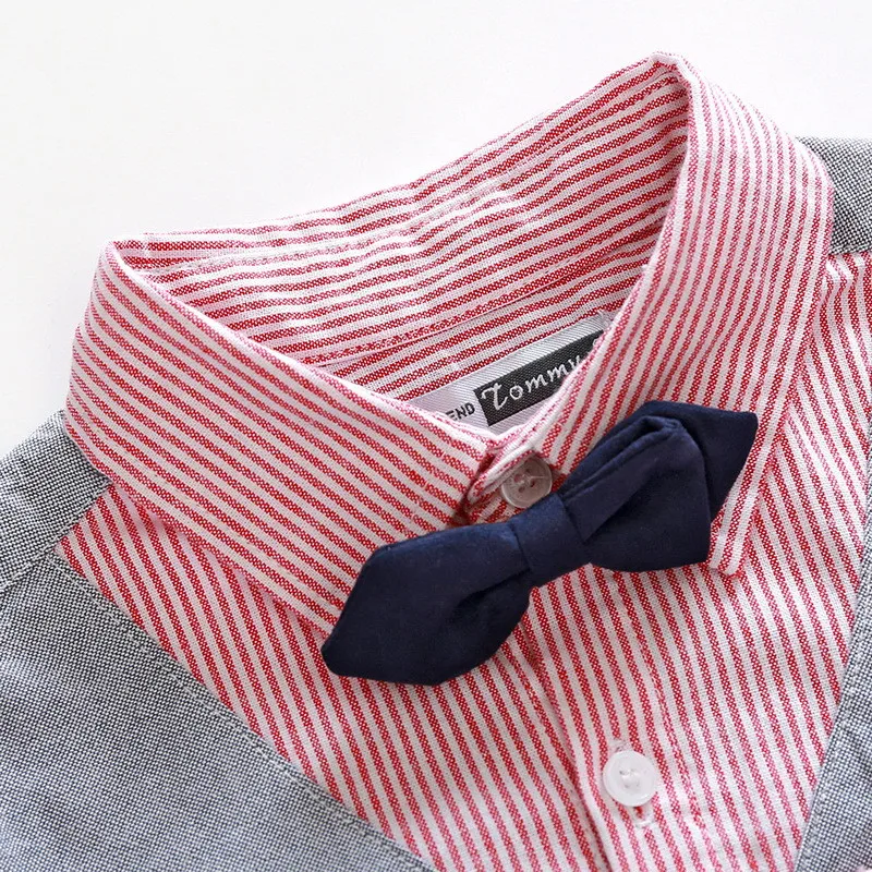 Рубашки для мальчиков хлопковая одежда детей школьная форма с длинными рукавами