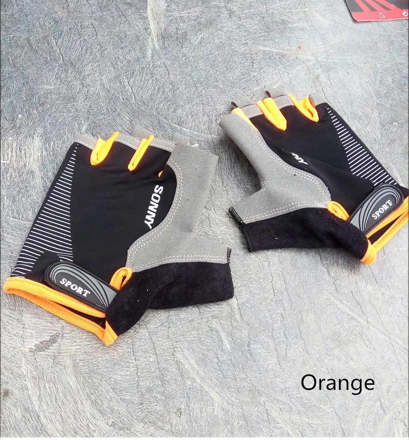 Orange Длинные перчатки, модные перчатки на полпальца, перчатки без пальцев для мужчин и женщин, для упражнений, Luva Tatica Guantes SXJ10 - Цвет: Orange