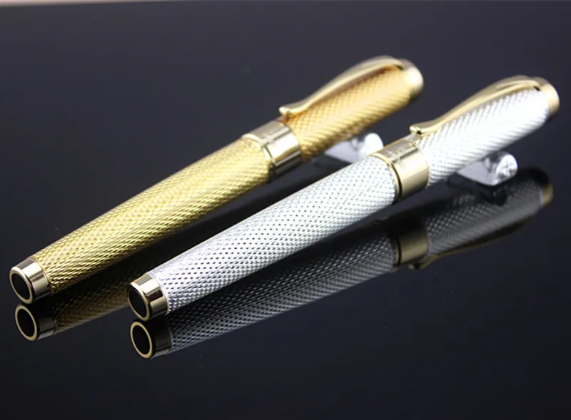 JINHAO 1200 белые жемчужные весы, роскошная деловая офисная металлическая гелевая ручка 0,7 мм, перьевая шариковая ручка, сменная новая коробка для карандашей на выбор