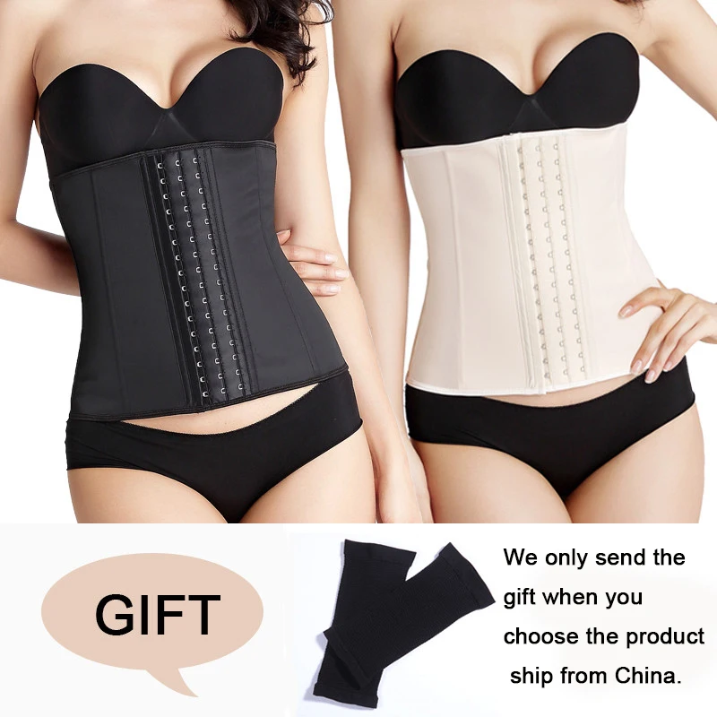 Синий талии формирователь Корсеты с 9 Сталь Bone Средства ухода за кожей Shaper для Для