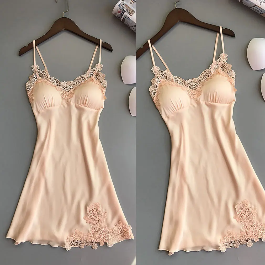 Ночная сорочка Hirigin пикантная ночная рубашка кружевная в стиле пэчворк нижнее