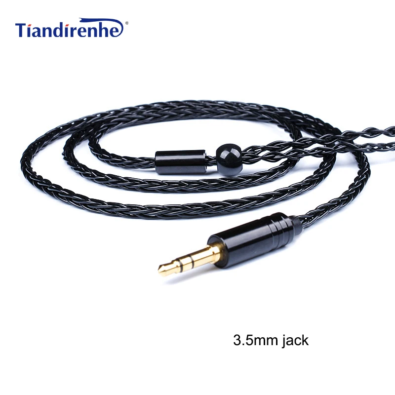 3 5 мм 8 жильный кабель для Audio Technica im50 im70 im01 im02 im03 im04 гарнитура с серебряными