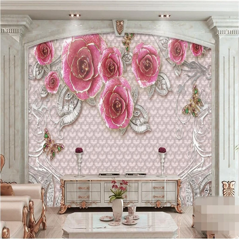 Пользовательские фото обои настенные росписи наклейки изысканные романтические