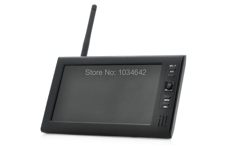 Беспроводная система видеонаблюдения 4-канальный видеорегистратор с ЖК-экраном 7