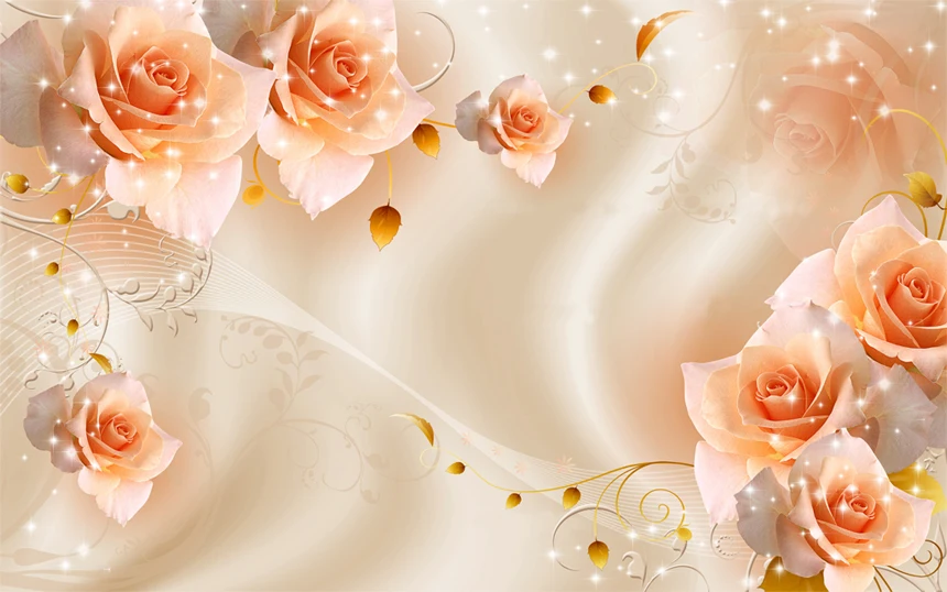 

3d yellow rose curtains 3D Window Curtains For Bedding room Home Decor Living Room Natural Art