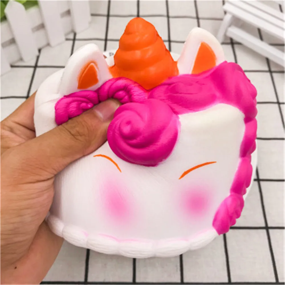 Единорог торт сжимаемые игрушки медленно растущие единороги крем