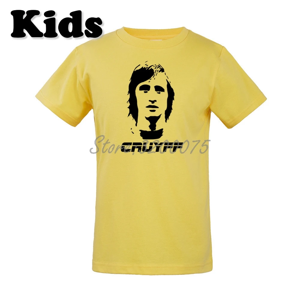 Детская футболка Нидерланды в стиле ретро JOHAN CRUYFF 14 Голландия Барселона Легенда
