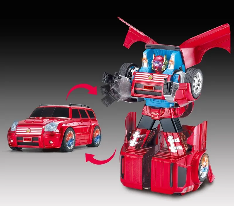 Машинка-трансформер на радиоуправлении деформированная модель