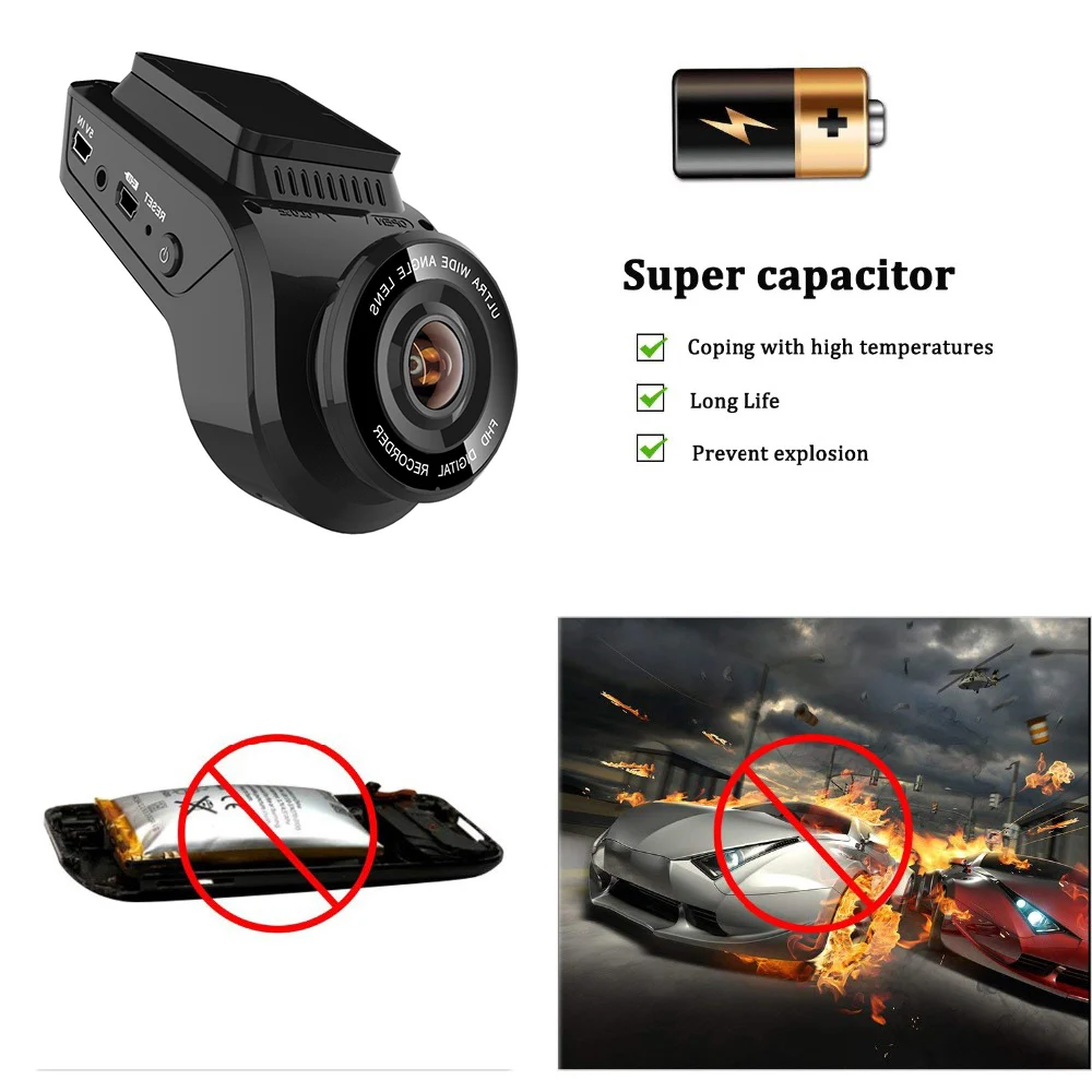 Wifi Автомобильная dvr камера с 4K 2160P видеорегистратор с 1080P тыловая камера Novatek 96663 DVR видеорегистратор gps регистратор