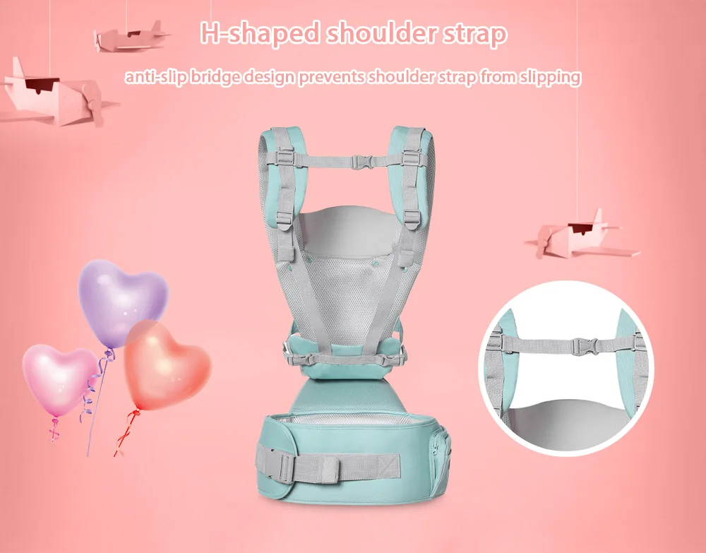 Bethbear 3 в 1 Слинг и Хипсит для новорожденных от 0 до 36 месяцев с регулируемым сиденьем