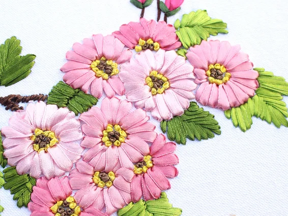 40x40 см 3D ковер Цветочная лента Набор для вышивки набор окрашивания пятен