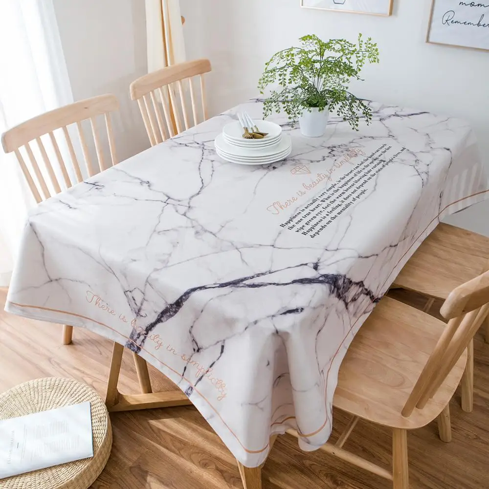 Скатерть для стола с принтом в виде листьев пальмы | Дом и сад