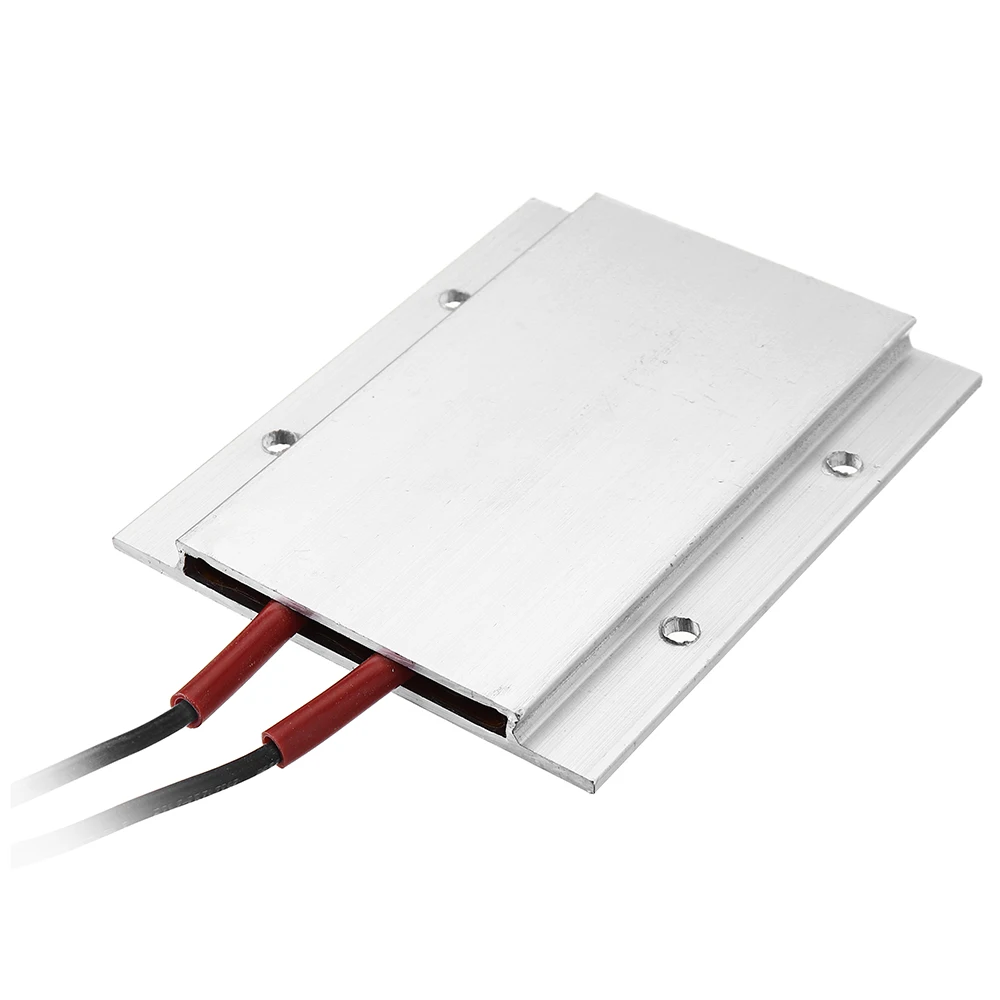 220V постоянный Температура Керамика Алюминий нагреватель PTC нагреватель 120 Вт 120 градусов PTC Нагревательный элемент со скорлупой 77*62 мм с наружной резьбой