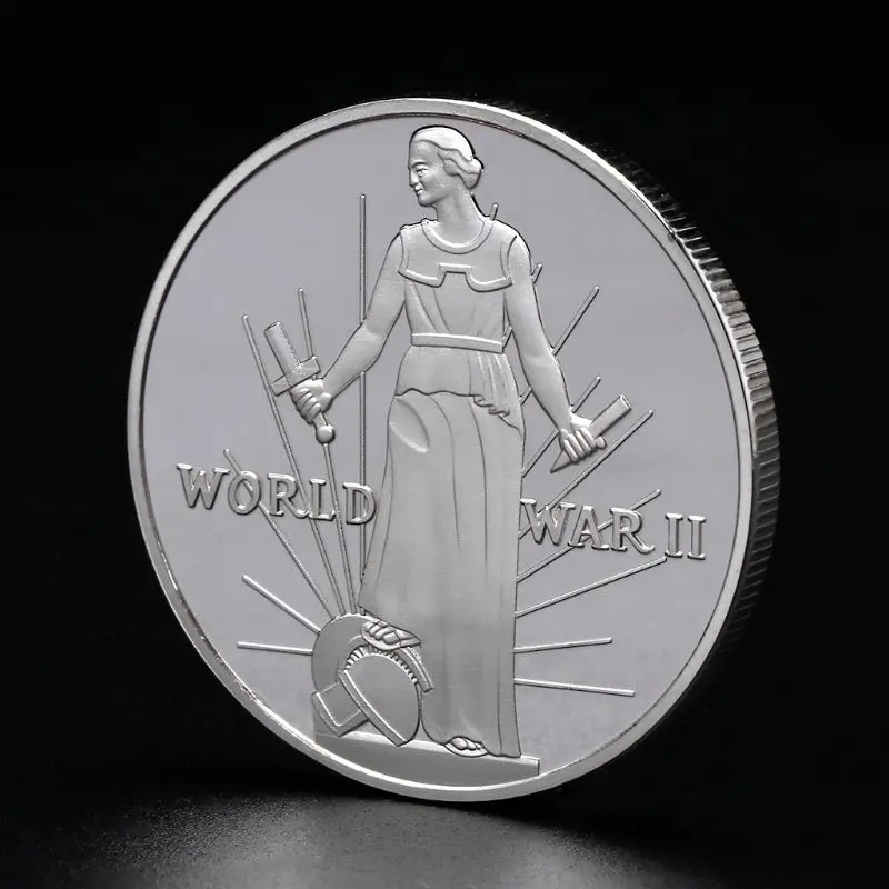 Серебряная/Золотая памятная монета 2-й мировой войны американская коллекция