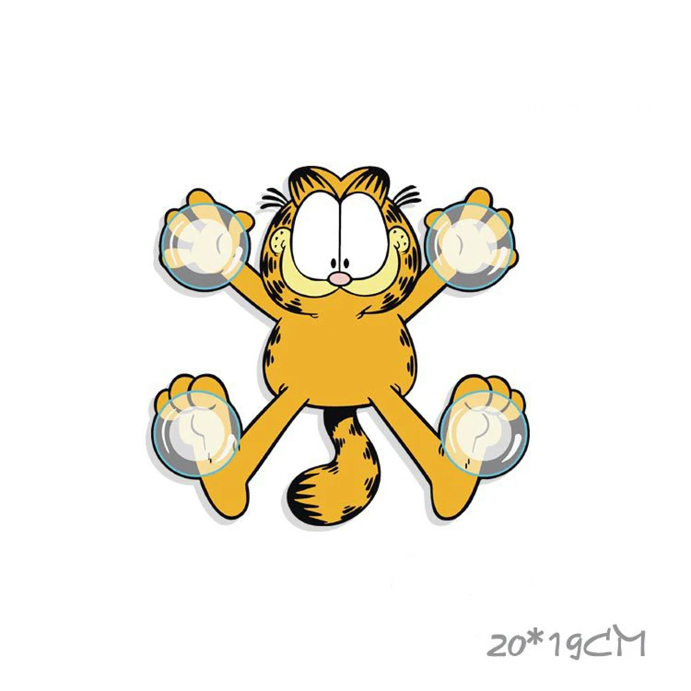 Автостайлинг Aliauto присоска Гарфилд забавные автомобильные наклейки и аксессуары
