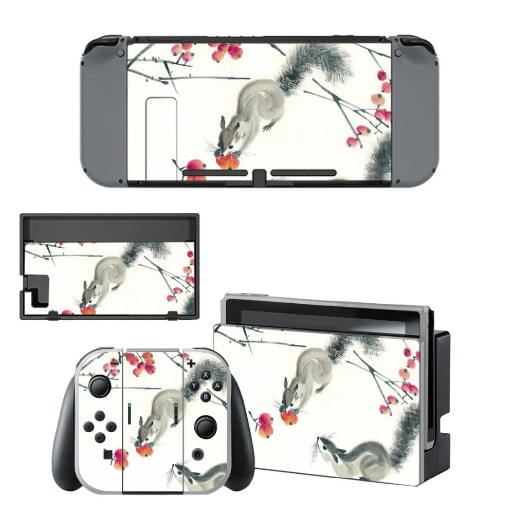 Художественная наклейка Виниловая для консоли Nintendo Switch и контроллера аксессуары