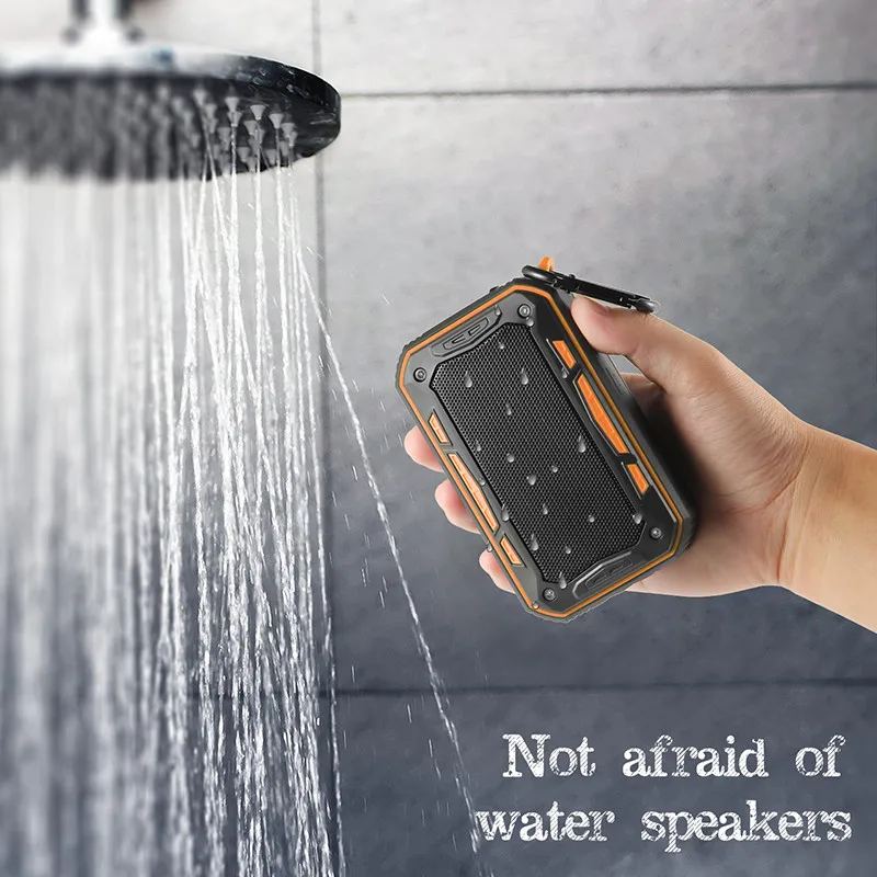 Bluetooth Speaker Outdoor IP67 Waterproof MP3 Player Mini Wireless Speakers FM Radio HandsFree Subwoofer For Computer PC | Электроника