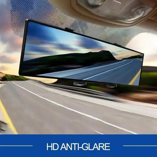 Расширенное зеркало заднего вида без слепых пятен большое антибликовое