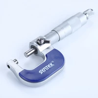 syntek 0 25mm outside micrometer 0 01 mm metal micrometres carbide tip micrometro measuring tools thickness gauge meter