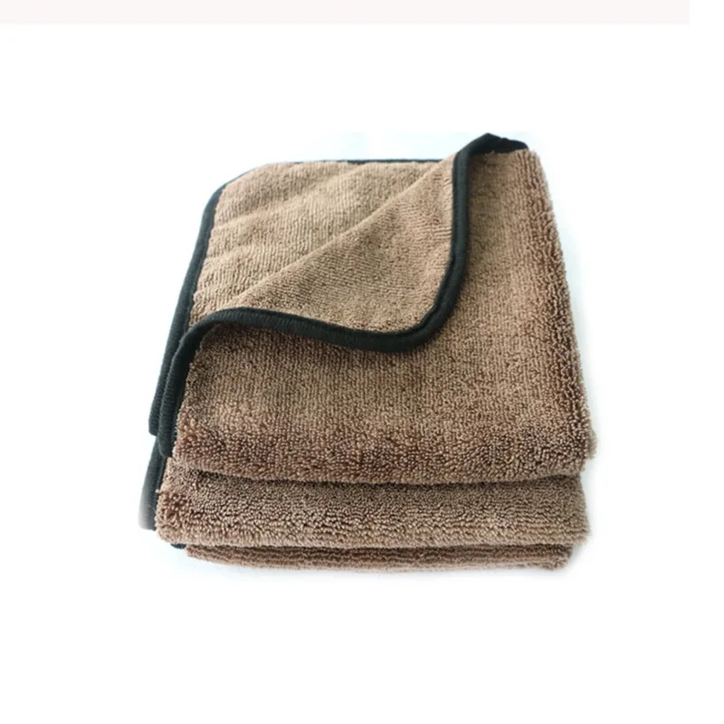 400GMS автомобиля уход полировка супер из толстого плюша салфетка микрофибры для