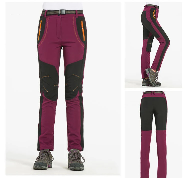 SJ-Maurie Pantalon Nieve Mujer, зимние мужские и женские лыжные походные брюки, уличные брюки, водонепроницаемые ветрозащитные лыжные альпинистские S-5XL