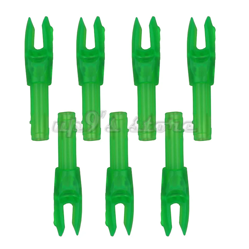 50 шт. прозрачные зеленые держатели для стрел из лука большой паз .098 | Спорт и