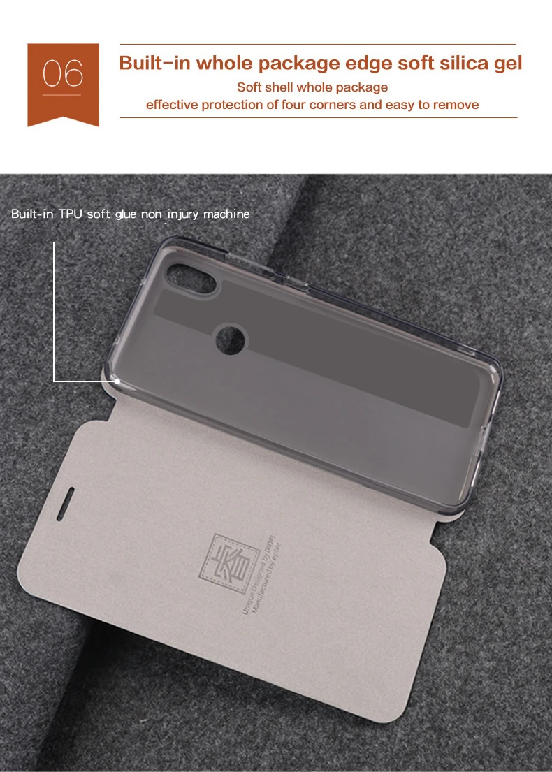 Для Xiaomi Mi MAX 3 чехол MOFI Высокое качество флип чехол для телефона из искусственной кожи для Xiaomi Mi MAX3 чехол-подставка