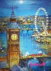 Набор для рукоделия Снежный на Биг-Бене для вышивки крестом сделай сам, 14-каратная напечатанная картина маслом, домашнее украшение, искусство