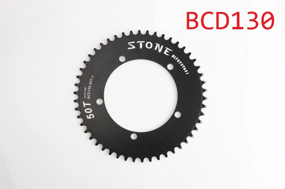 Folding Bike BCD130 Chain-ring Chain wheel Circle Narrow Wide 50T 52 58 60T 1 x System 9 to 12 speed aero style ring